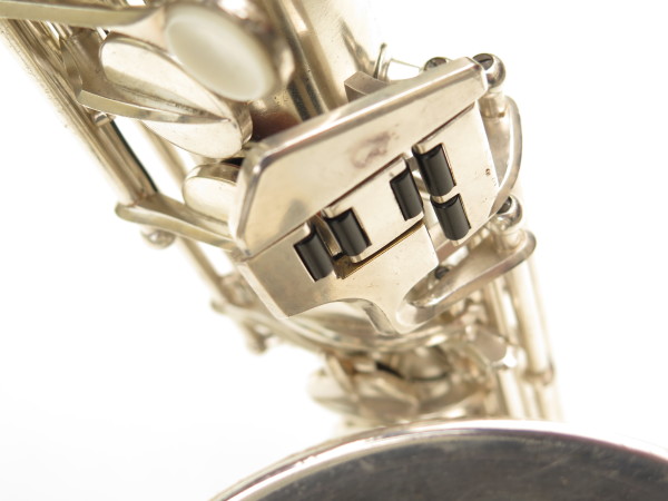 Saxophone alto Gras Prima argenté gravé (9)