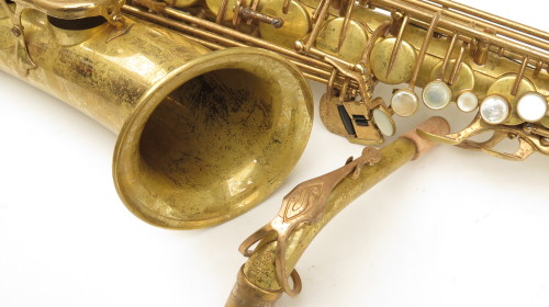 Saxophone alto Selmer Super Action 80 déverni non verni (1)