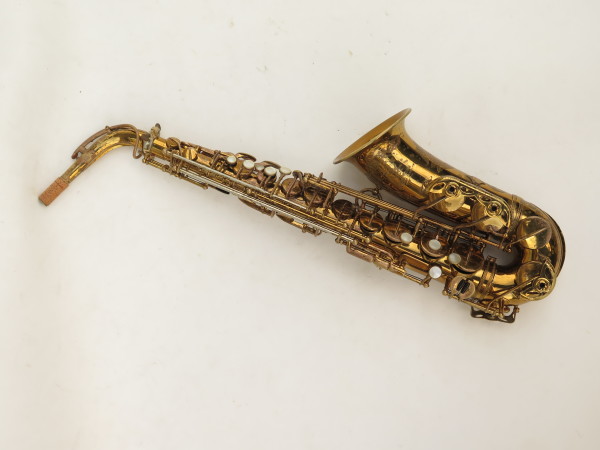 Saxophone alto Selmer Super Balanced Action verni gravé fa dièse aigu (10)