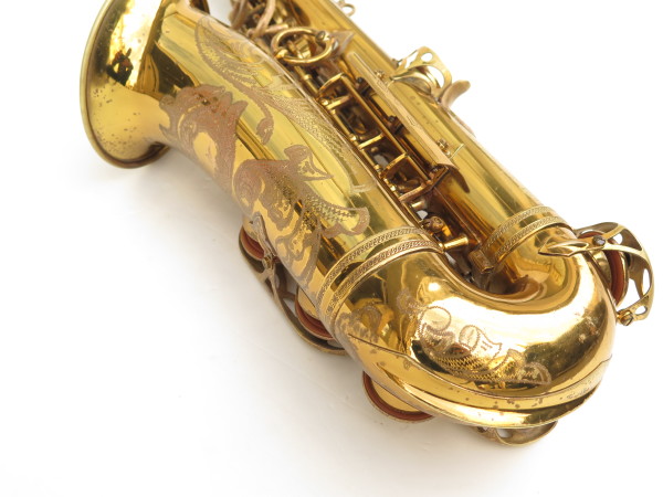Saxophone alto Selmer Super Balanced Action verni gravé fa dièse aigu (12)