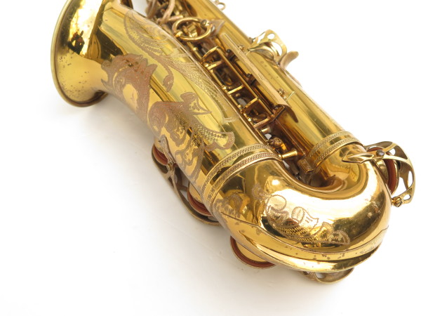 Saxophone alto Selmer Super Balanced Action verni gravé fa dièse aigu (12)