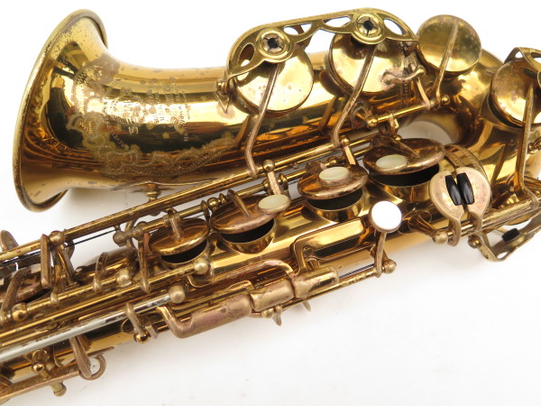 Saxophone alto Selmer Super Balanced Action verni gravé fa dièse aigu (5)