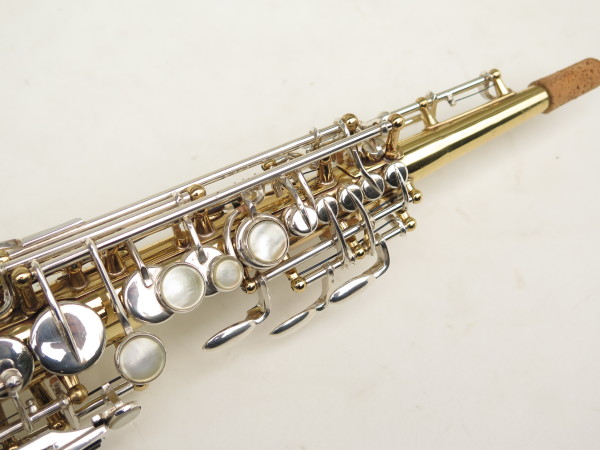 Saxophone soprano Selmer Mark 6 verni clétage argenté (1)