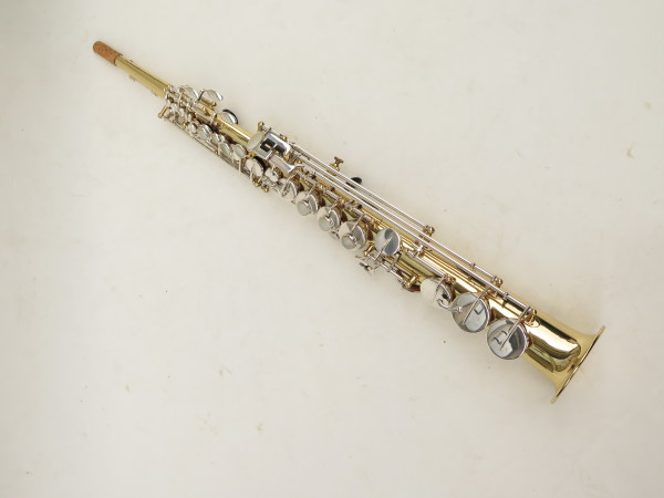 Saxophone soprano Selmer Mark 6 verni clétage argenté (14)