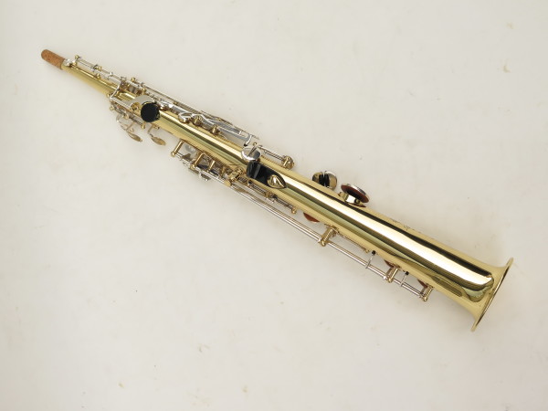 Saxophone soprano Selmer Mark 6 verni clétage argenté (15)