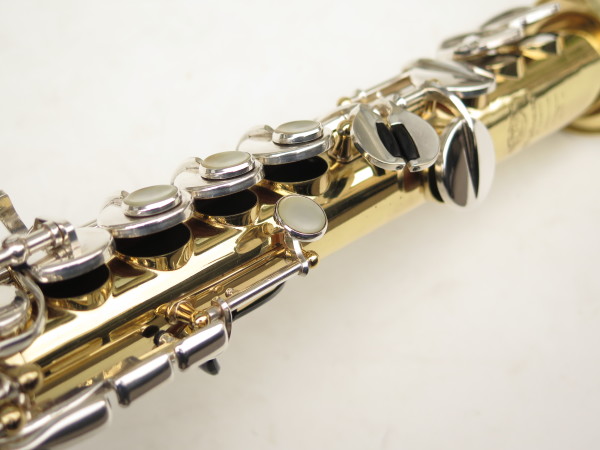 Saxophone soprano Selmer Mark 6 verni clétage argenté (18)