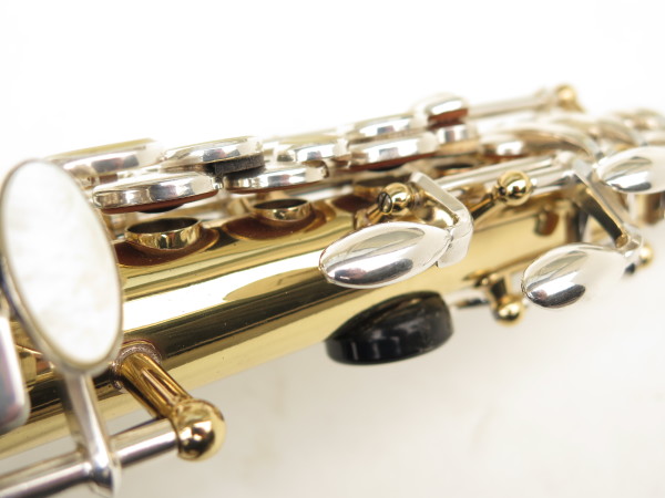 Saxophone soprano Selmer Mark 6 verni clétage argenté (19)