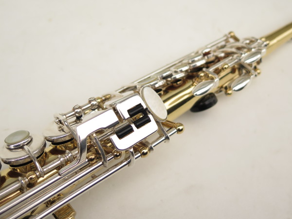 Saxophone soprano Selmer Mark 6 verni clétage argenté (3)