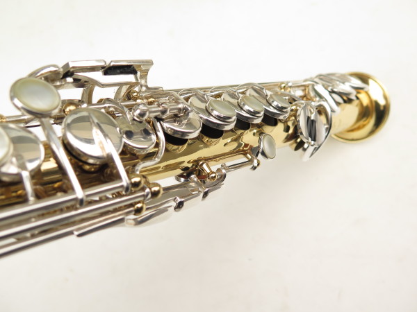 Saxophone soprano Selmer Mark 6 verni clétage argenté (6)