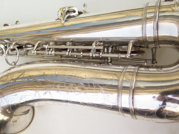 Saxophone ténor Selmer Balanced Action argenté gravé français (16)