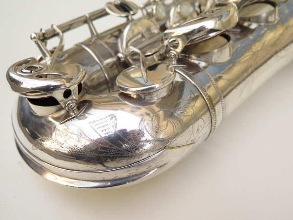 Saxophone ténor Selmer Balanced Action argenté gravé français (3)