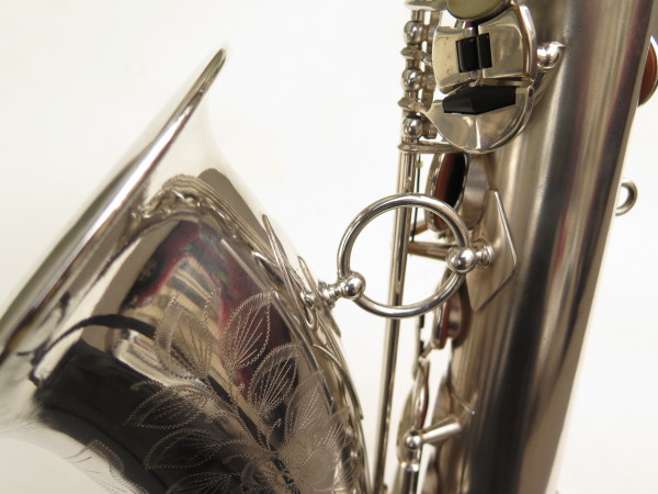 Saxophone ténor Selmer Balanced Action argenté sablé gravé commonwealth (4)