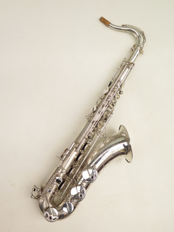 Saxophone ténor Selmer Balanced Action argenté sablé gravé commonwealth (9)