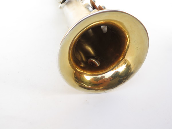 Saxophone soprano Martin stencil Concertone argenté sablé plaqué or (10)