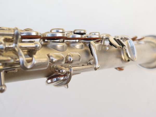 Saxophone soprano Martin stencil Concertone argenté sablé plaqué or (11)