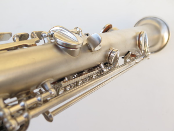 Saxophone soprano Martin stencil Concertone argenté sablé plaqué or (12)