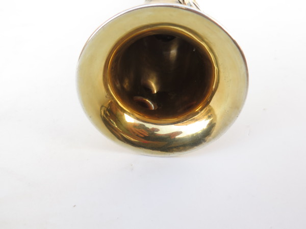 Saxophone soprano Martin stencil Concertone argenté sablé plaqué or (9)