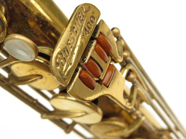 Saxophone ténor Buescher 400 verni gravé (1)