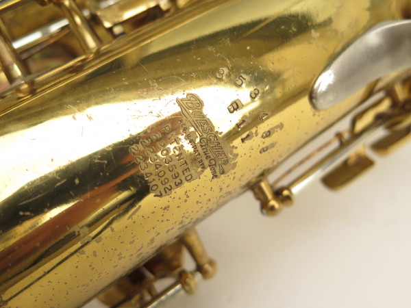 Saxophone ténor Buescher 400 verni gravé (10)