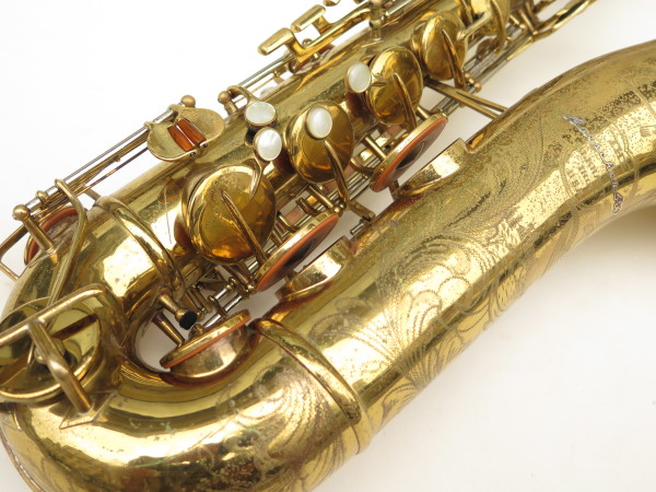 Saxophone ténor Buescher 400 verni gravé (16)
