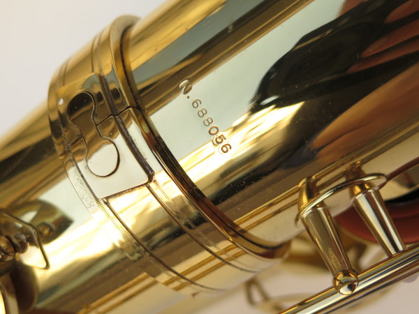 Saxophone basse Selmer Super Action 80 Serie 2 verni gravé (10)
