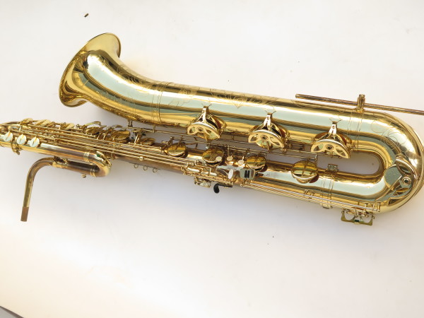 Saxophone basse Selmer Super Action 80 Serie 2 verni gravé (14)