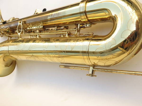 Saxophone basse Selmer Super Action 80 Serie 2 verni gravé (7)