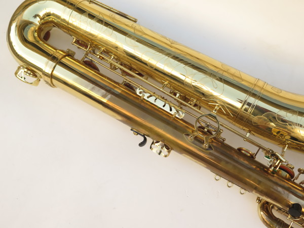 Saxophone basse Selmer Super Action 80 Serie 2 verni gravé (9)