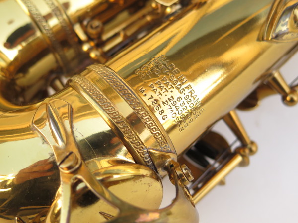 Saxophone alto Selmer Mark 6 verni gravé (20)