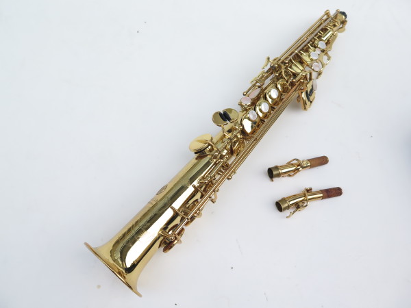 Saxophone soprano Yanagisawa Elimona S880 verni gravé (11)