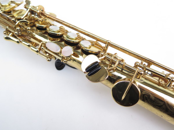 Saxophone soprano Yanagisawa Elimona S880 verni gravé (2)