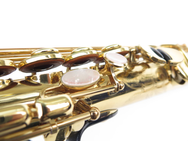 Saxophone soprano Yanagisawa Elimona S880 verni gravé (5)