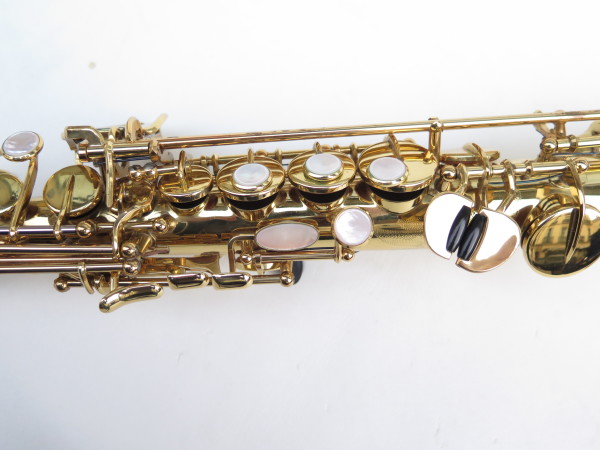 Saxophone soprano Yanagisawa Elimona S880 verni gravé (7)