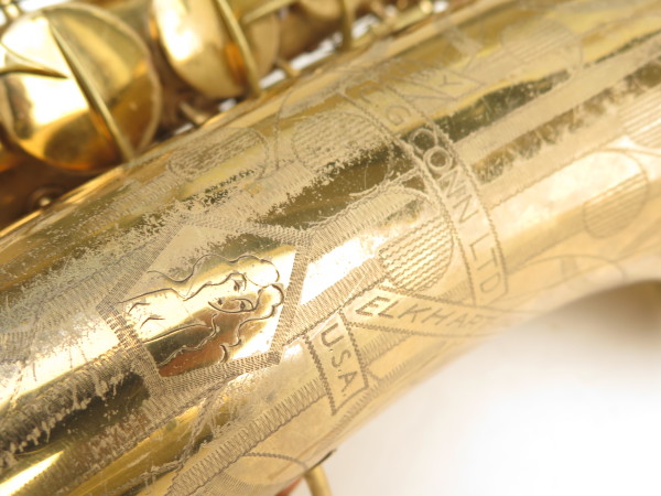 Saxophone ténor Conn 10 M verni gravé ladyface (1)