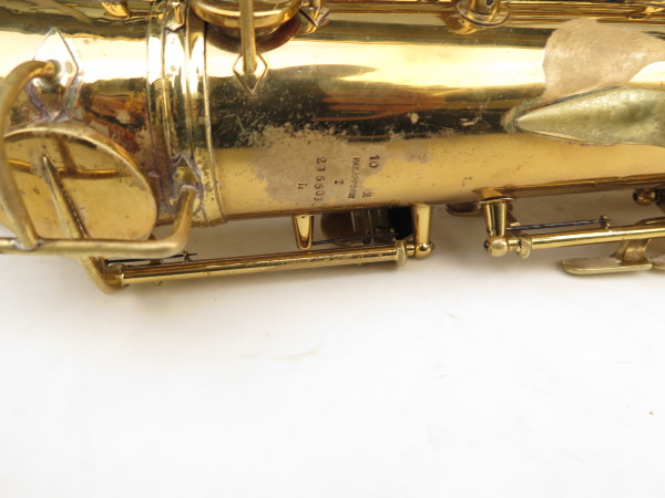 Saxophone ténor Conn 10 M verni gravé ladyface (11)