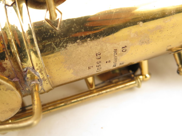 Saxophone ténor Conn 10 M verni gravé ladyface (14)