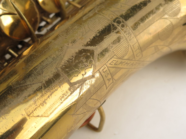 Saxophone ténor Conn 10 M verni gravé ladyface (15)