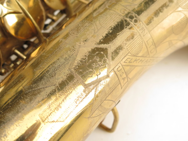 Saxophone ténor Conn 10 M verni gravé ladyface (16)