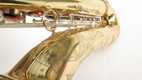 Saxophone ténor Selmer Mark 6 verni gravé clétage argenté (1)