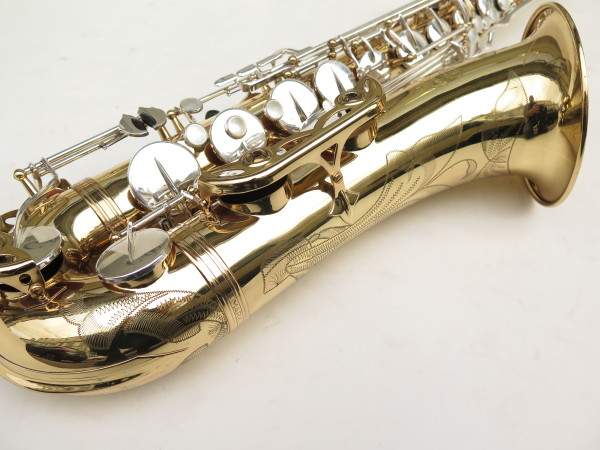 Saxophone ténor Selmer Mark 6 verni gravé clétage argenté (12)