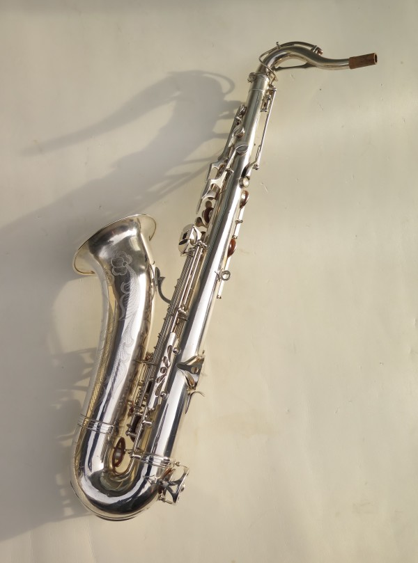Saxophone ténor Buffet Crampon argenté gravé (14)