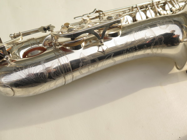 Saxophone ténor Buffet Crampon argenté gravé (9)