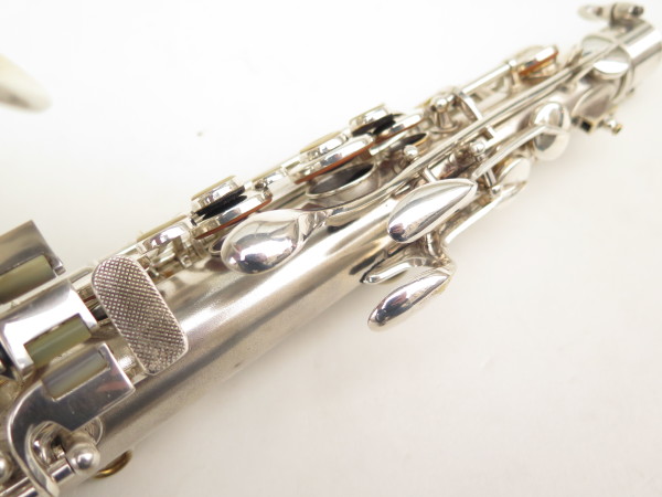 Saxophone ténor en Ut Conn New wonder 2 argenté gravé plaqué or (2)
