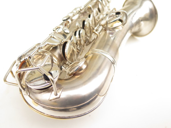 Saxophone ténor en Ut Conn New wonder 2 argenté gravé plaqué or (6)