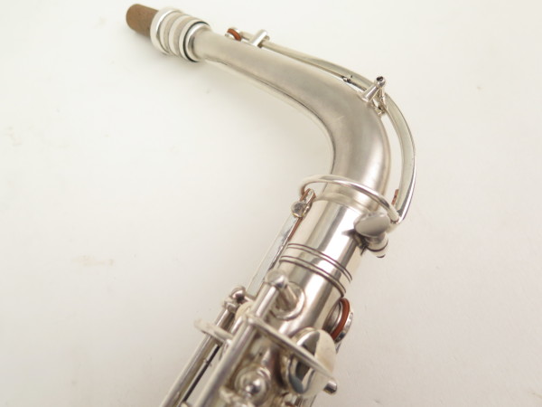 Saxophone ténor en Ut Conn New wonder 2 argenté gravé plaqué or (7)