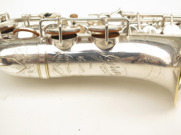 Saxophone alto Gras Prima liberator argenté gravé (11)