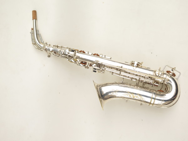 Saxophone alto Gras Prima liberator argenté gravé (4)