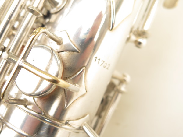 Saxophone alto Gras Prima liberator argenté gravé (6)