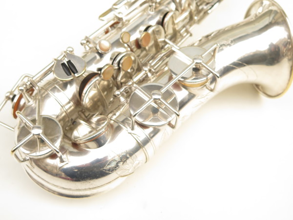Saxophone alto Gras Prima liberator argenté gravé (7)