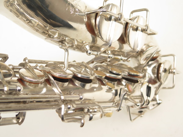 Saxophone alto Gras Prima liberator argenté gravé (9)